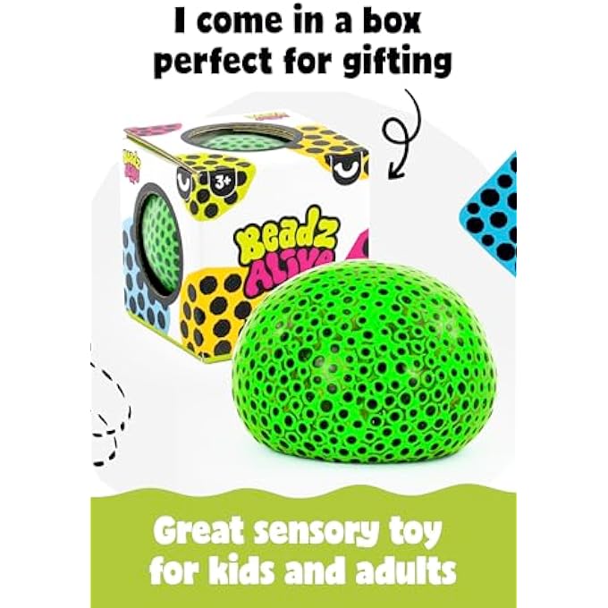 Keycraft Beadz Alive Giant Ball | Sensory Fidget Toy | Stress Relief | Squeeze Toy for Kids| One Sent at Random - Image 5