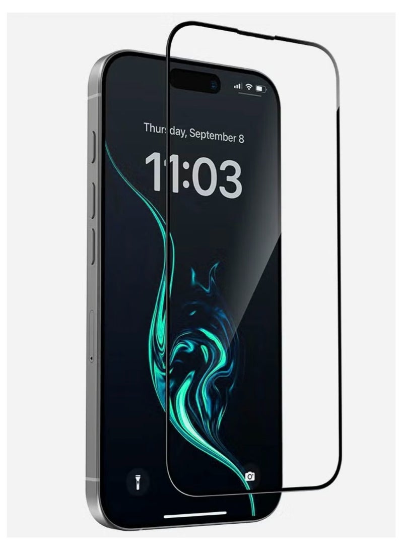 Tempered Dustproof Glass Screen Protector Compatible For iPhone 16 Pro Max - Image 1
