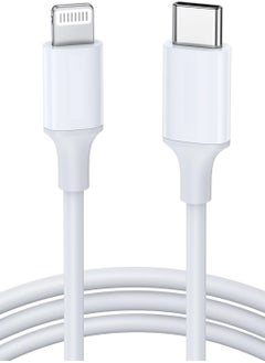 TecV كابل شاحن iPhone [معتمد من MFi] كابل USB C إلى Lightning شحن سريع توصيل الطاقة PD 20W كابل iPhone لـ iPhone 14/14 Pro/14 Plus/14 Pro Max، iPad Pro، iPhone 8-13 جميع السلاسل  - Image 2