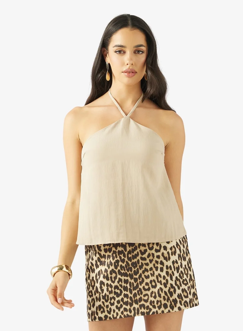 Ginger Halter Neck Top