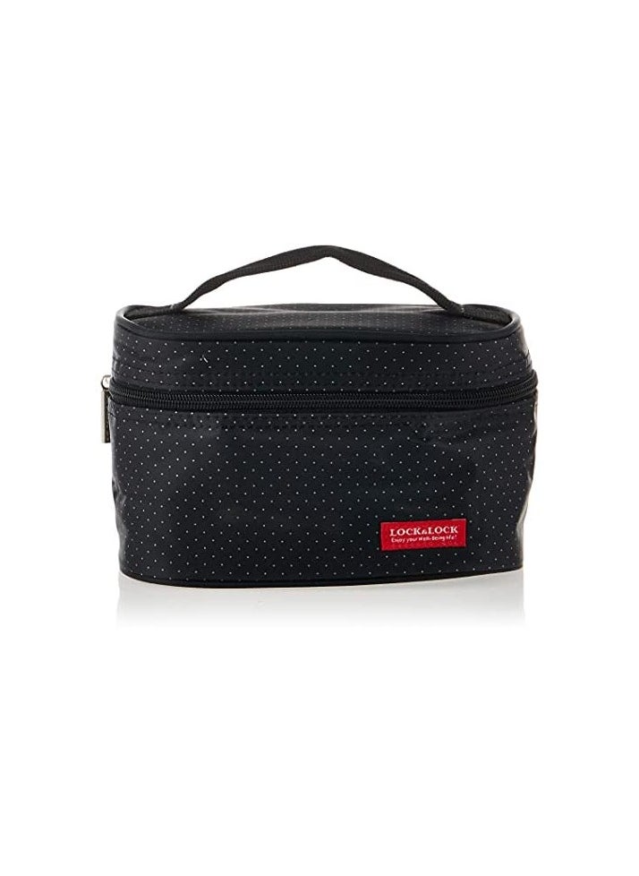 LOCK & LOCK LocknLock 2PC Insulated Lunch Bag Set - Black, Airtight and BPA-Free Containers  - Image 4