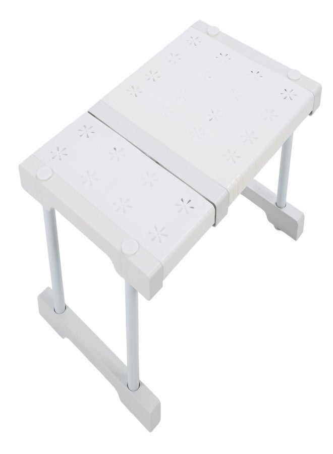 Expandable Closet Shelf Organizer Storage Rack DIY Divider Separator for Cabinet Wardrobe Cupboard Bathroom Full Coverage 24cm Width 32cm Height Length 27-38cm - Image 2