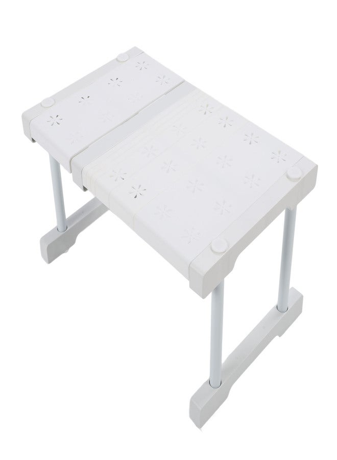 Expandable Closet Shelf Organizer Storage Rack DIY Divider Separator for Cabinet Wardrobe Cupboard Bathroom Full Coverage 24cm Width 32cm Height Length 27-38cm - Image 3