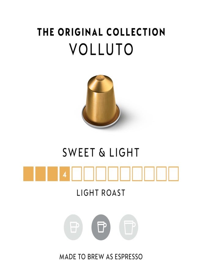 Nespresso Capsules Original Line, Volluto, Mild Roast Espresso Coffee, 50-Count Coffee Pods - Image 2
