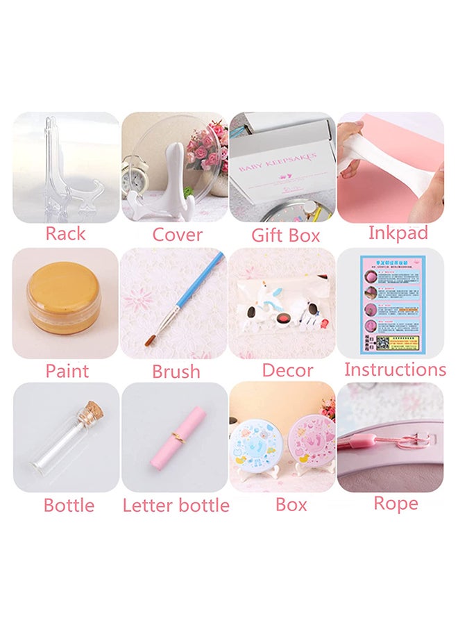 High-Quality Mud Cartoon Design Newborn Footprint Showpiece For Kids Up to 3 Years - Image 3