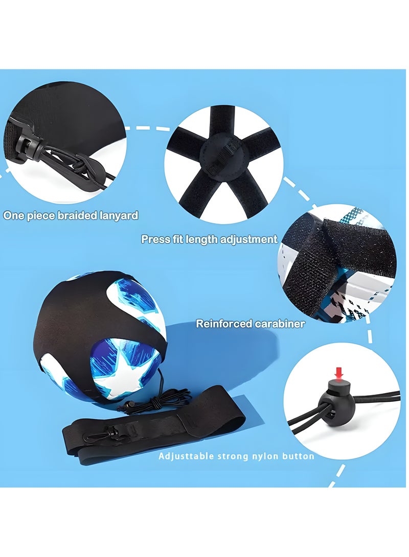 Football Training Belt, Hands-Free Adjustable Belt, Elastic Rope for Football Training for Adults, Soccer Training Belt to Help Control Soccer Skills, Special Gift for Kids Over Age 12 Years (Not including Ball)  - Image 3