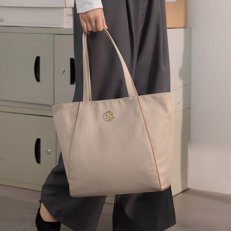 Oxford Cloth Canvas Large Capacity All-Match Tote Bag Women'S Arrival Work Bag Lightweight Shoulder Bag - Image 4