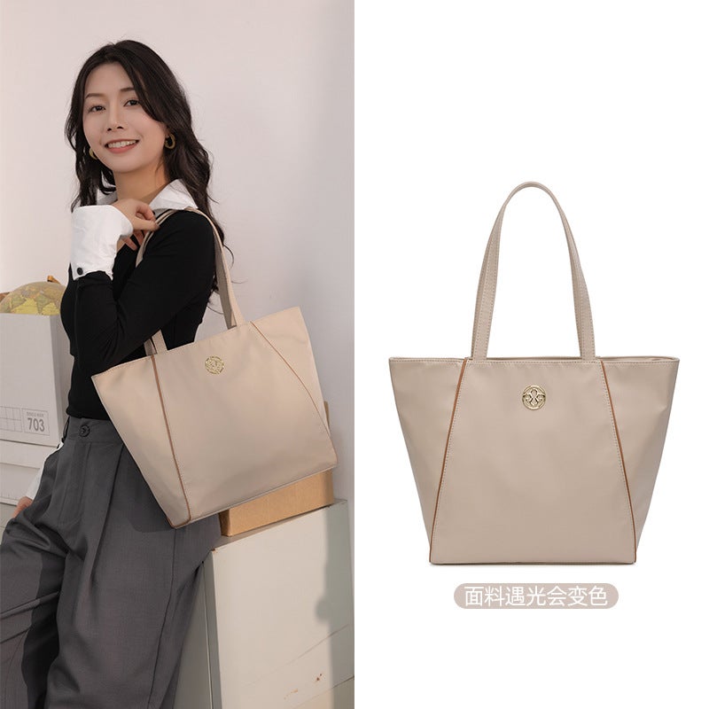 Oxford Cloth Canvas Large Capacity All-Match Tote Bag Women'S Arrival Work Bag Lightweight Shoulder Bag - Image 3