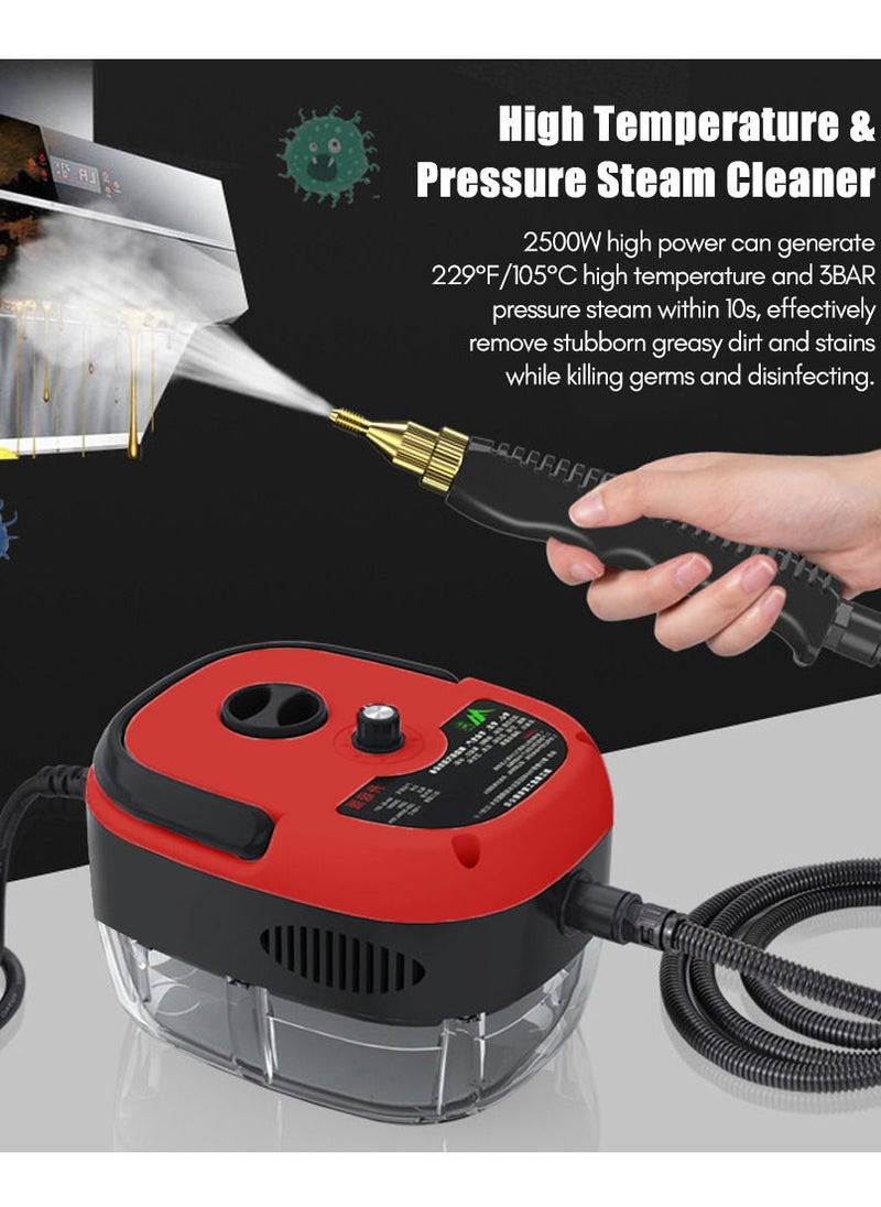 2500W Portable Handheld Steam Cleaner High Temperature Pressurized Steam Cleaning Machine Red - pzsku/Z1CB124FF6EC7F6C0772CZ/45/_/1675930807/ef04cf09-0190-40d4-9af6-b8c2edc86ce3