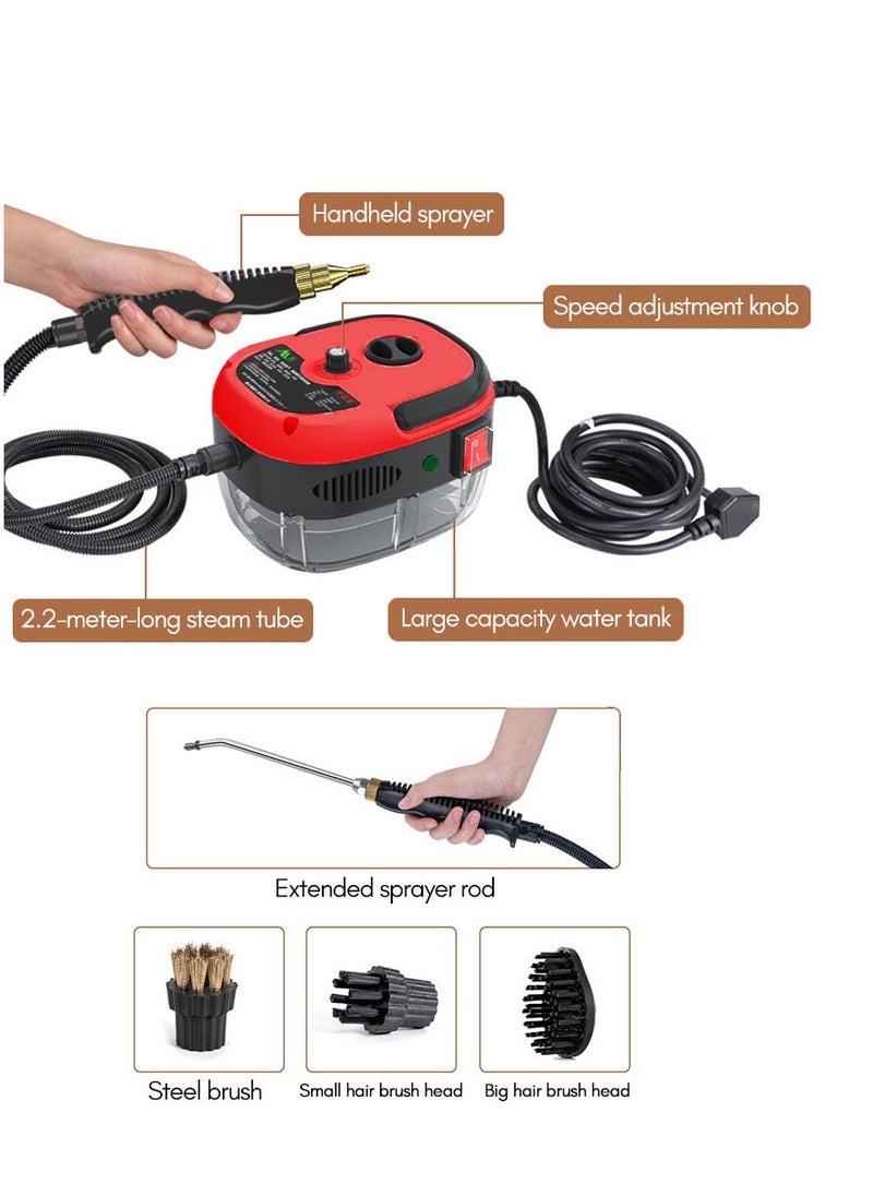 2500W Portable Handheld Steam Cleaner High Temperature Pressurized Steam Cleaning Machine Red - pzsku/Z1CB124FF6EC7F6C0772CZ/45/_/1675930807/fccb849a-d729-4831-bf01-a92e2fa1af7e