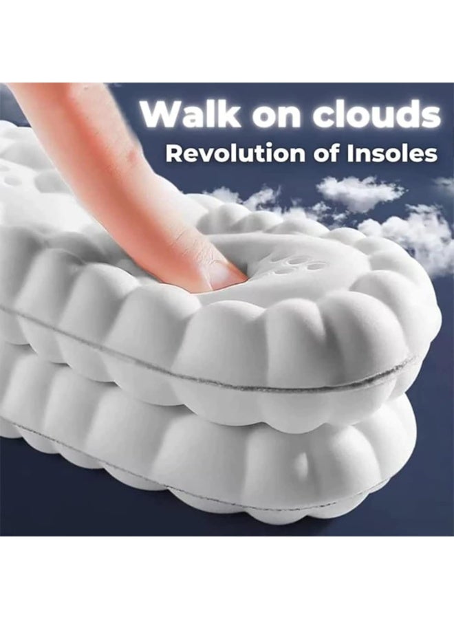 زوج من نعال داخلية طبية لتقويم القدم مصنوعة من الميموري فوم، نعل داخلي لتخفيف الآلام ودعم قوس القدم، قابل للقص والتعديل لتناسب الرجال والنساء، مثالي للمشي والجري والأحذية الرياضية والرسمية - Image 3