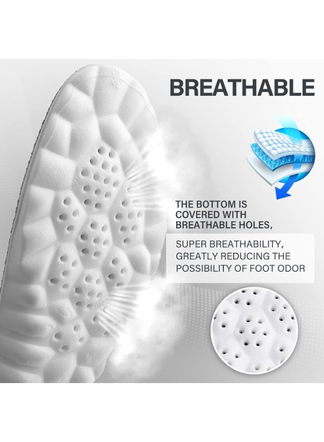 زوج من نعال داخلية طبية لتقويم القدم مصنوعة من الميموري فوم، نعل داخلي لتخفيف الآلام ودعم قوس القدم، قابل للقص والتعديل لتناسب الرجال والنساء، مثالي للمشي والجري والأحذية الرياضية والرسمية - Image 4