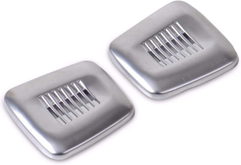 QASULER Chrome Interior Roof Dome Microphone Cover Trim for BMW - Image 1