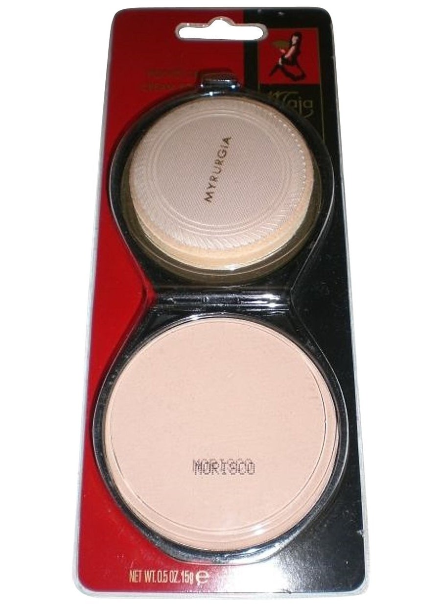 Myrurgia - Morisco Maja Pressed Powder| Delicately Scented Pressed Powder, Mirror and Tassel Compartment for Flawless Skin; 0.53 Ounces - Image 1