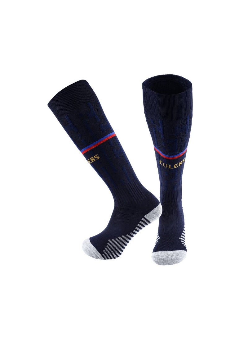 KUYING Wholesale of adult and children's towel bottom wear-resistant and odor resistant long tube sports socks for men 