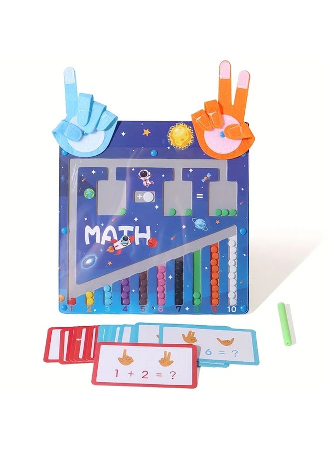 لوحة متاهة العد المغناطيسية التفاعلية للأطفال - لعبة تعليمية لتتبع الحروف والأرقام - Image 1