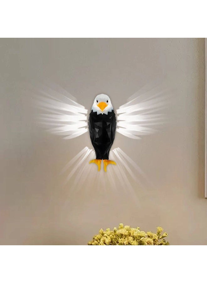 ناما مصباح حائط على شكل نسر - مصباح ليلي يعمل بالبطارية لغرفة النوم والممر - Image 5