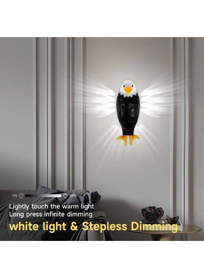 ناما مصباح حائط على شكل نسر - مصباح ليلي يعمل بالبطارية لغرفة النوم والممر - Image 2