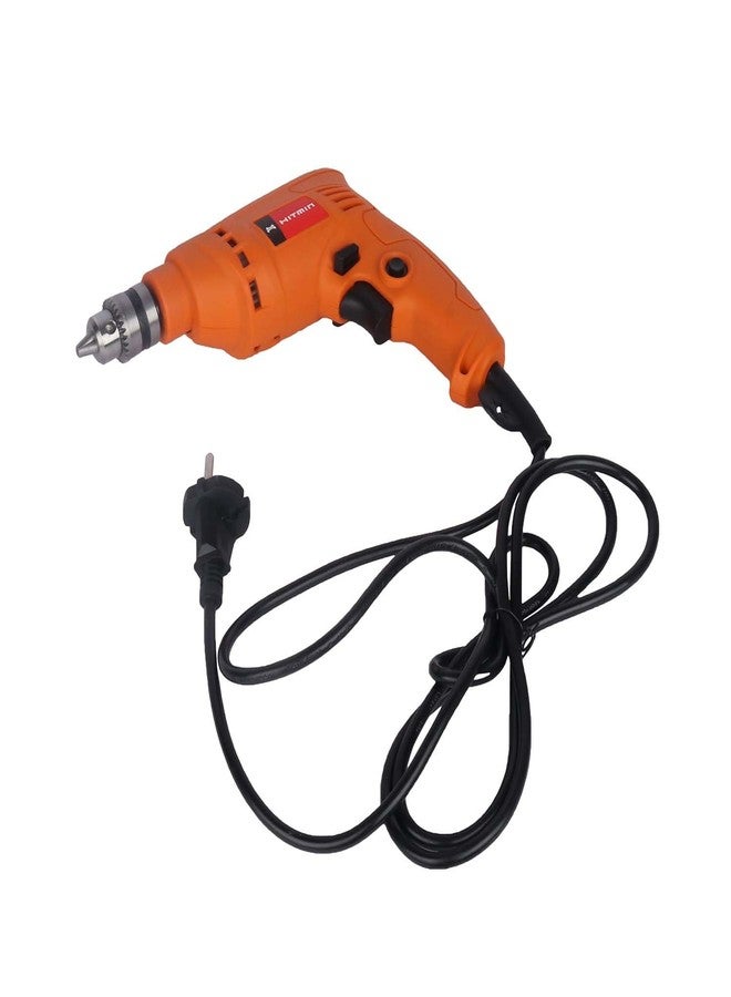 HITMIN Hmd6As8 Corded Drill With Soft Grip Handle, 320 Watts Powerful Motor, 6.5MM Drill Chuck & 0-4200 Rpm, 0.9 Kg,Orange - Image 5