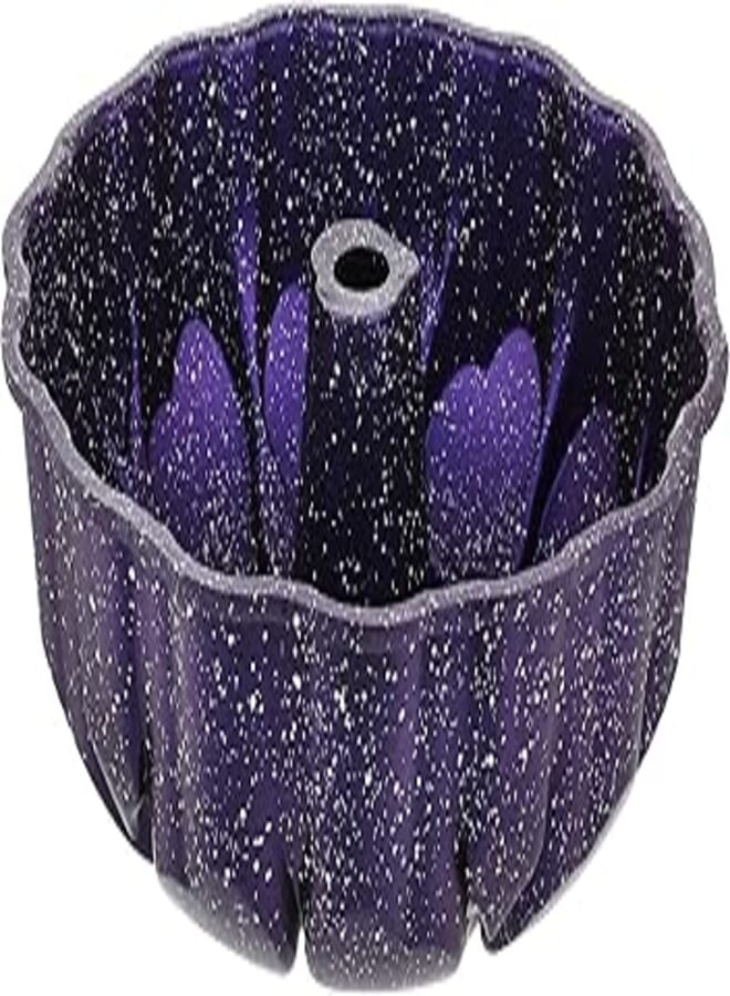 New Ellara Turkish Granite Heart Cake Mold, Mauve