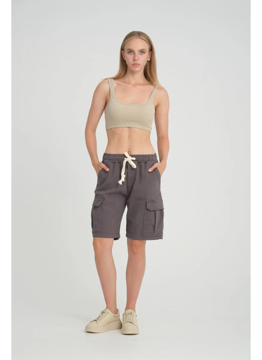 الكسندر جاردي Comfort Fit Bermuda Shorts with Cargo Pocket (Ag-2y)