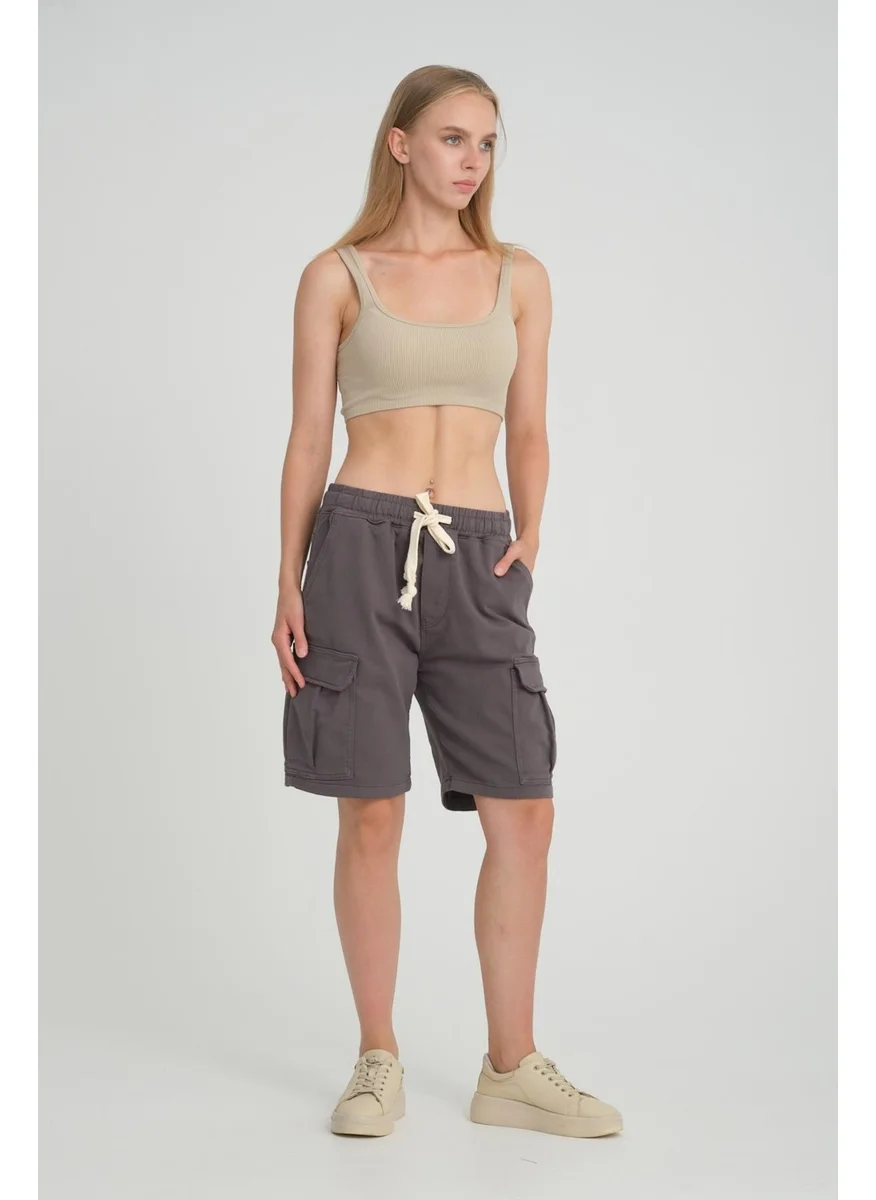 الكسندر جاردي Comfort Fit Bermuda Shorts with Cargo Pocket (Ag-2y)