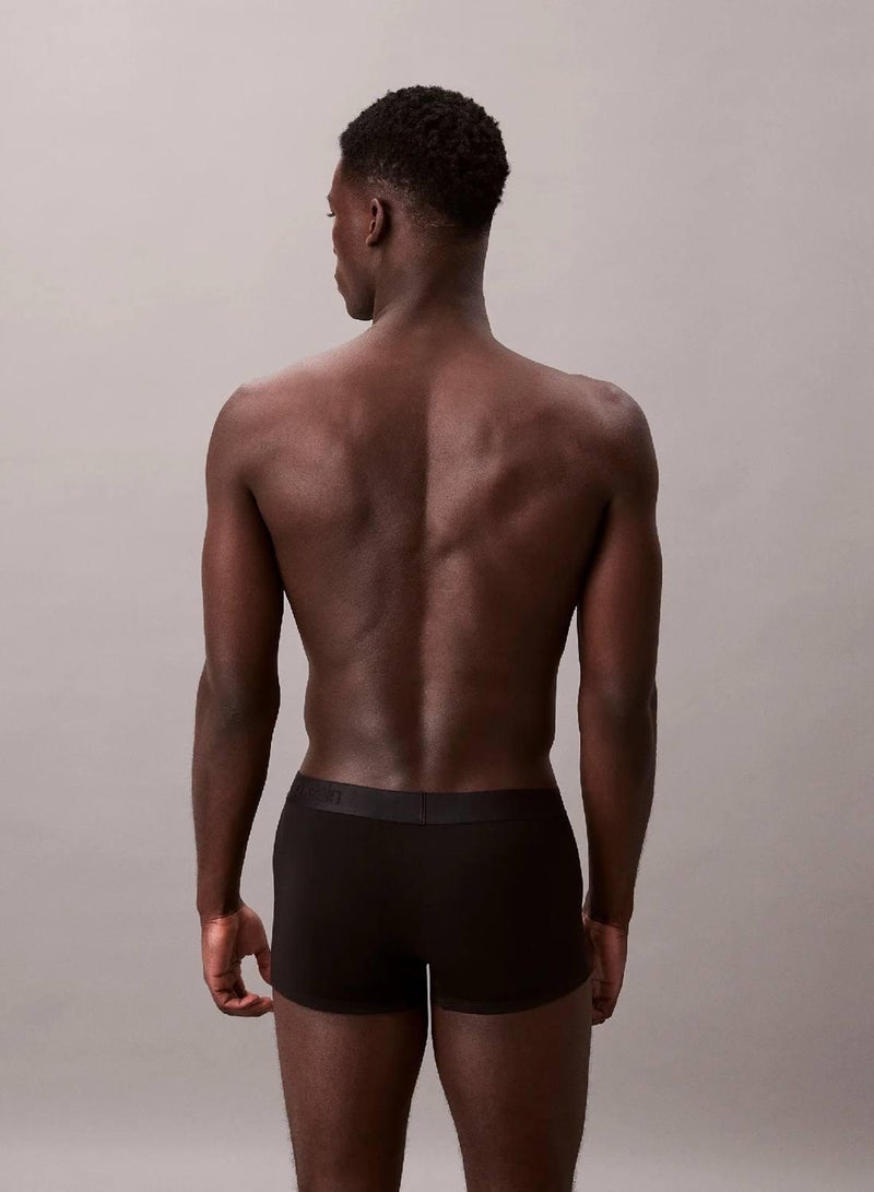 كالفن كلاين طقم سراويل داخلية CK Black بخصر منخفض من 3 قطع - Image 5