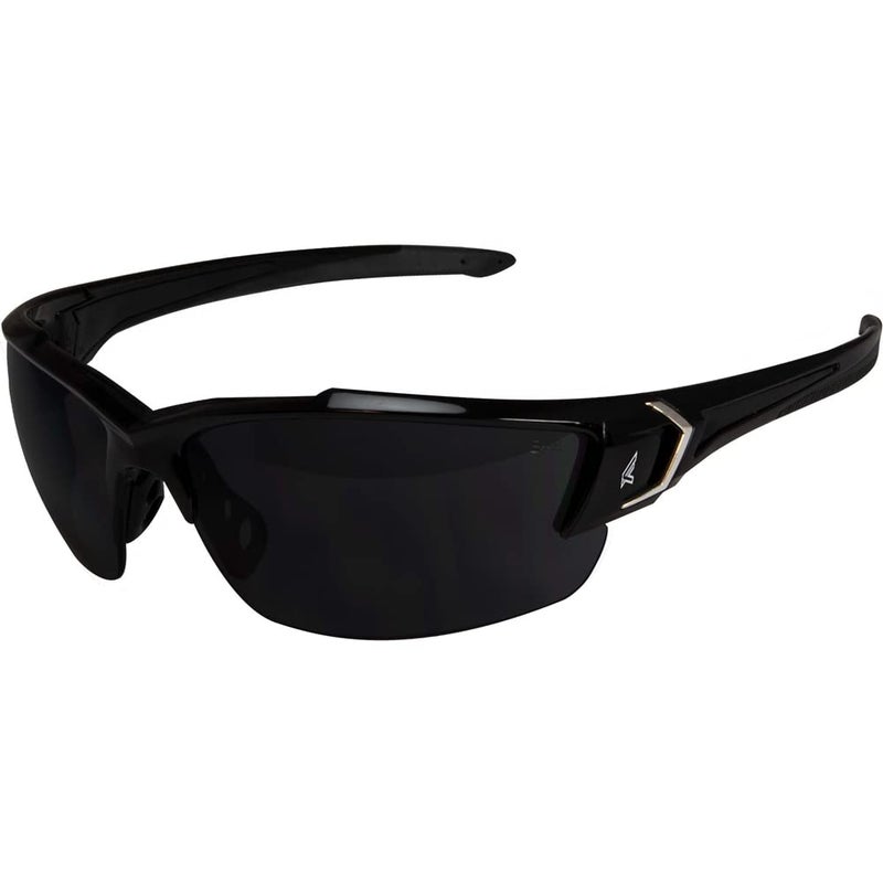 Edge SDK116-G2 Khor G2 Wrap-Around Safety Glasses, Anti-Scratch, Non-Slip, UV 400, Military Grade, ANSI/ISEA & MCEPS Compliant, 5.04" Wide, Black Frame/Smoke Lens - Image 5