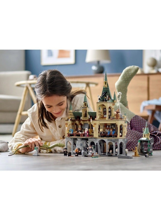 Fantasy Magic Castle Building Blocks Set for Kids Ages 6-12, Wizard School Construction Kit with Great Hall and Tower, STEM Educational Brick Building Toy, Creative DIY Castle Playset Gift for Boys and Girls - Image 5