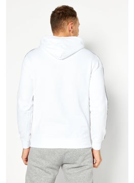 Champion Men Sportswear Fit Long Sleeves Outdoor Sweatshirt, White Combo  - Image 4