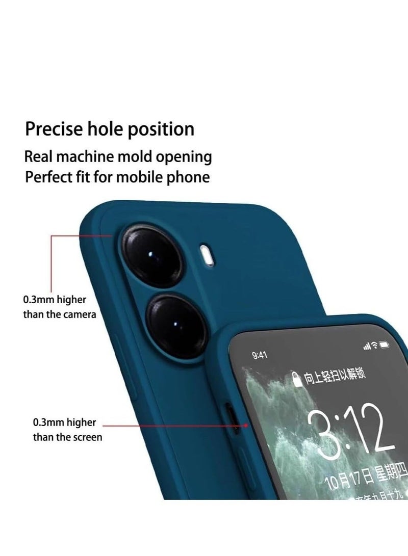 Raxoom Xiaomi Poco X7 Pro 5G Case Cover â€“ Soft Silicone Shockproof Protective Case with Inner Microfiber Lining, Anti-Scratch & Full Camera Protection - Image 3