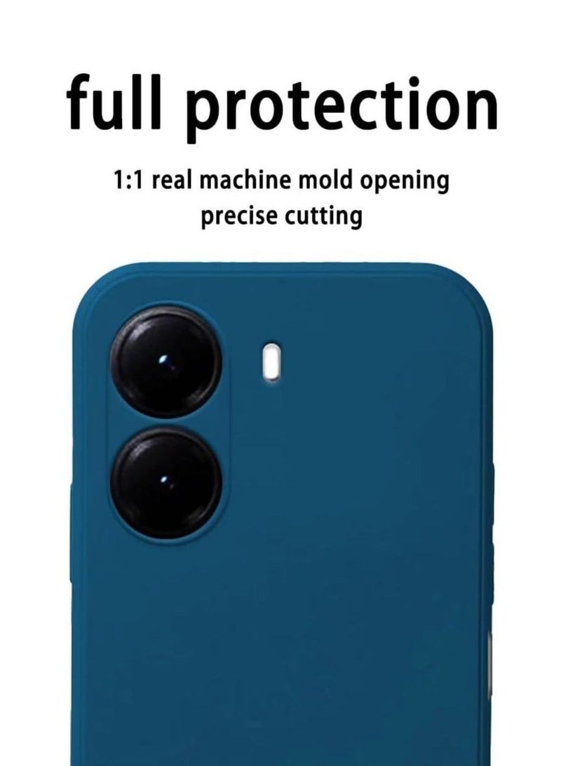 Raxoom Xiaomi Poco X7 Pro 5G Case Cover â€“ Soft Silicone Shockproof Protective Case with Inner Microfiber Lining, Anti-Scratch & Full Camera Protection - Image 5