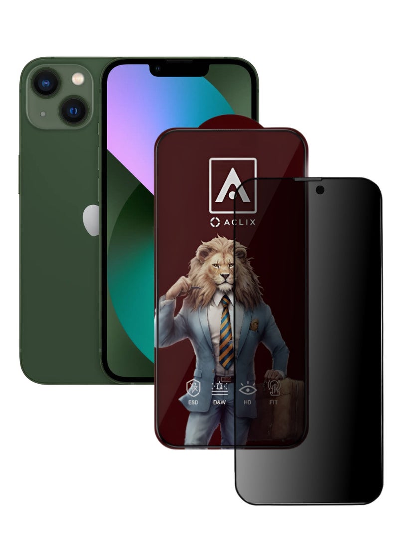 ACLIX Antistatic ESD Dustproof Premium Quality High Definition Tempered Glass Screen Protector Designed For  iPhone 13 - Image 1