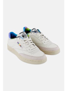 Reebok Men Club C 85 Lace Up Tennis Shoes, Beige  - Image 1