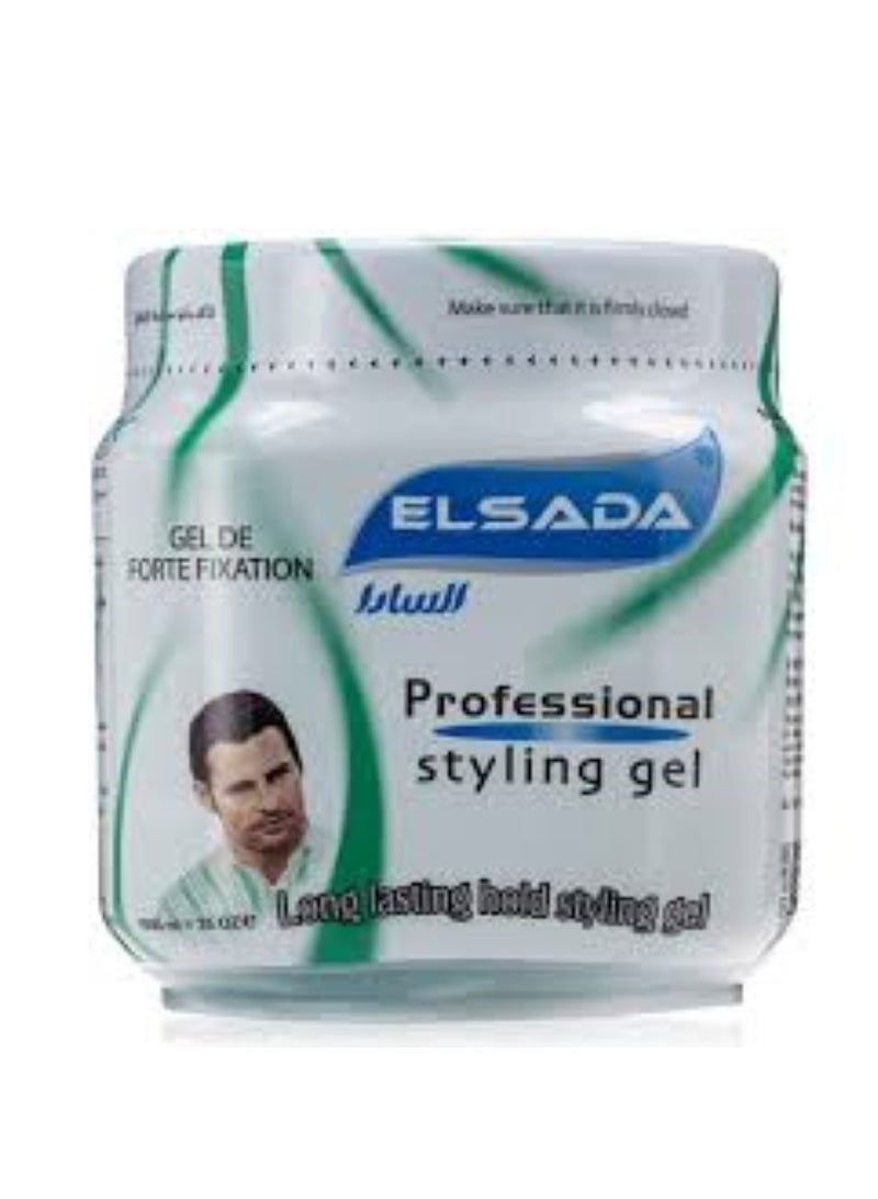 Elsada Al Sada Professional Styling Gel Green 1000 ml - Image 2