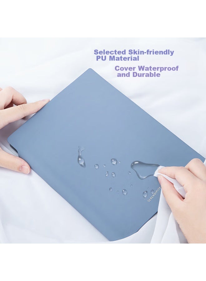 ديلي Deli A5/112 Sheets دفتر ملون موراندي بقابلية إدخال القلم بغلاف جلدي، هدية رأس السنة، مذكرة، يوميات، دفتر ملاحظات، 210mm*143mm، 22290 أزرق - Image 5