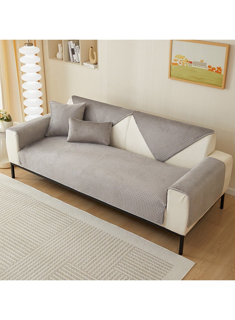 Nariele New 3D Space Grid Thickened Anti slip Sofa Cushion 90-240cm