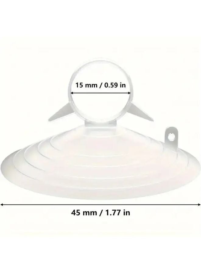 6 قطع خطافات شفافة ثقيلة متعددة الاستخدامات مع مصاصات للحمام، المطبخ، السيارة، المكتب - Image 5