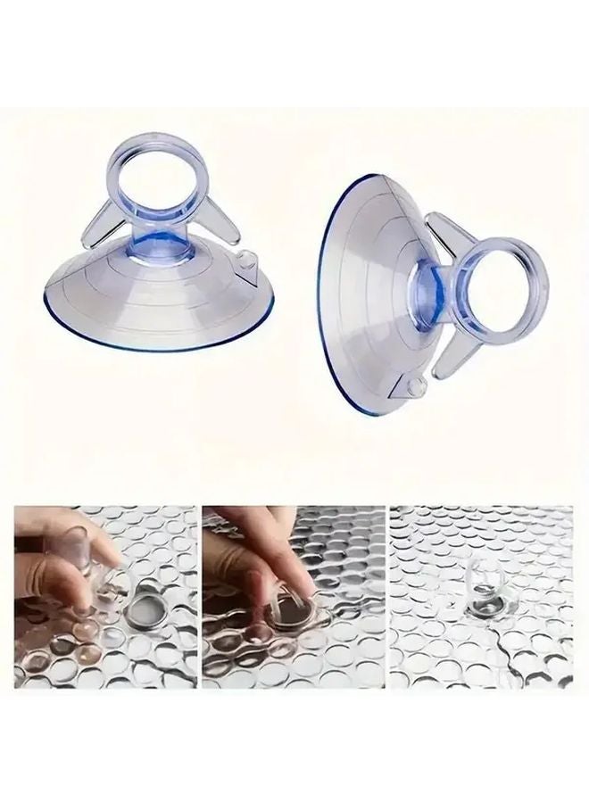 6 قطع خطافات شفافة ثقيلة متعددة الاستخدامات مع مصاصات للحمام، المطبخ، السيارة، المكتب - Image 3