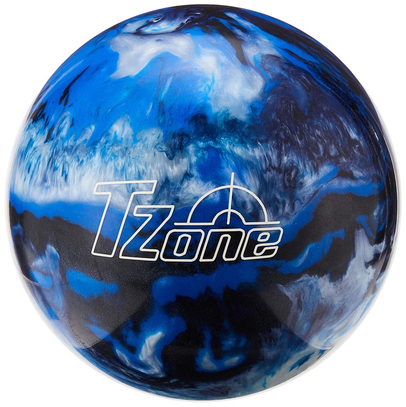 Brunswick TZone Indigo Swirl Bowling Ball (15-Pounds) - Image 1