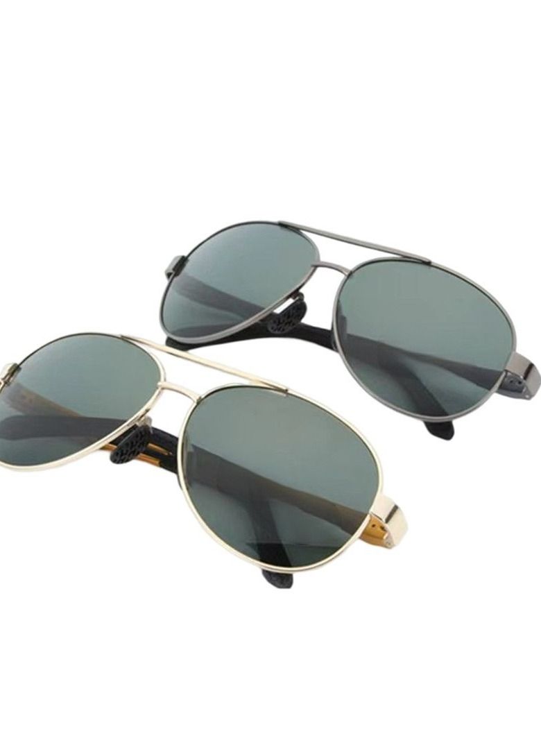 RedMapleTEK Polarized Full Frame UV400 Pilot Frame Sunglasses  - Image 2