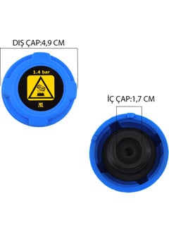 DNC Auto Part Radiator Spare Water Tank Cap 1.4 Bar For Lancia, Citroen, Alfa Romeo  - Image 2