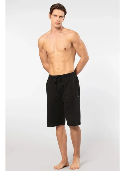 cacharel Cotton Modal Single Bottom Pocket Bermuda Shorts