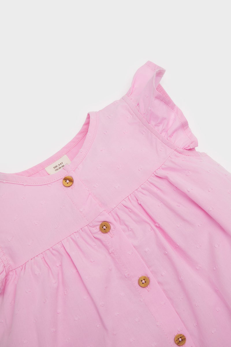 DeFacto Baby Girl Regular Fit Sleeveless Woven Dress  - Image 3