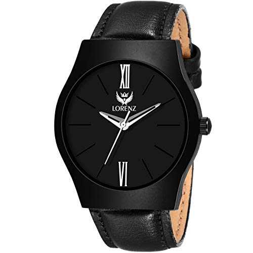 LORENZ men Black Analogue Watch, Wallet And Sunglasses Gift Combo Box And | CM-2036SN-WL-01 - Image 3