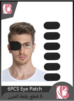 Generic 6PCS Eye Patches for Kids Girls Boys Right and Left Eye Patch for Glasses Lazy Eye Patch for Treating Lazy Eye Amblyopia Strabismus and After Surgery Full Coverage(Black)  - Image 1