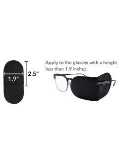 Generic 6PCS Eye Patches for Kids Girls Boys Right and Left Eye Patch for Glasses Lazy Eye Patch for Treating Lazy Eye Amblyopia Strabismus and After Surgery Full Coverage(Black)  - Image 5