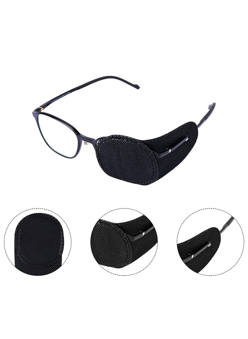 Generic 6PCS Eye Patches for Kids Girls Boys Right and Left Eye Patch for Glasses Lazy Eye Patch for Treating Lazy Eye Amblyopia Strabismus and After Surgery Full Coverage(Black)  - Image 3