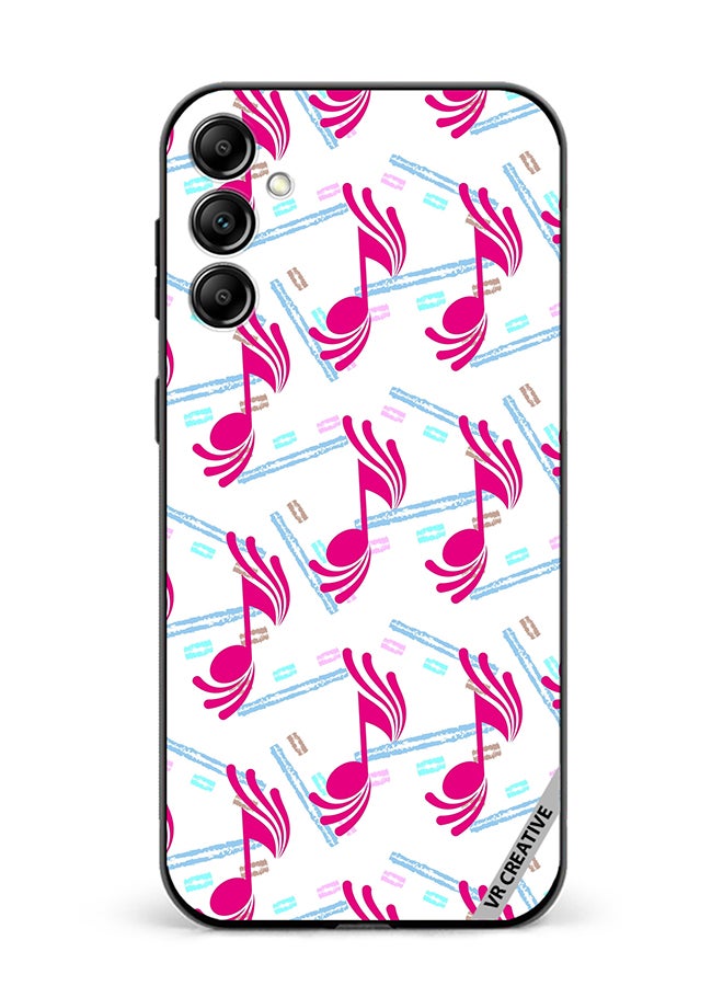 VR CREATIVE Protective Case Cover For Samsung Galaxy A55 Music Pattern Design Multicolour - Image 1