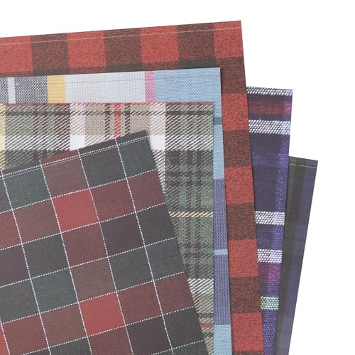 Colorbok Patterned Cardstock Paper 12x12, 50 Sheets of Square Scrapbook Paper for Crafts and Card Making, Single Sided, Bulk Pack with 25 Unique Designs, Mad for Plaid - Image 5